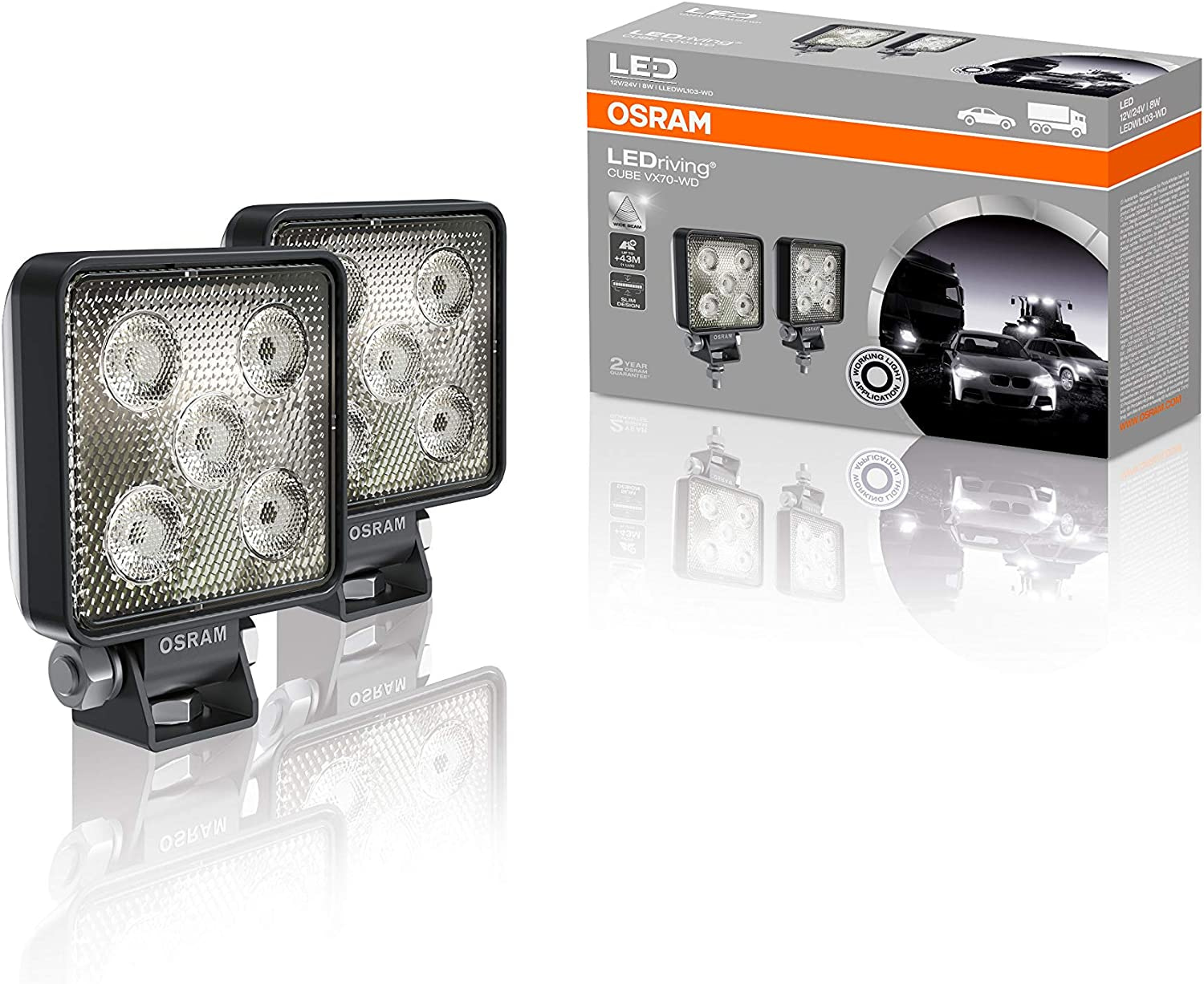 OSRAM LED Premium Retrofit P21W Interior Lighting - 7556YE-02B, 12 V,  Double Blister, 1 Unit: Buy Online at Best Price in UAE 